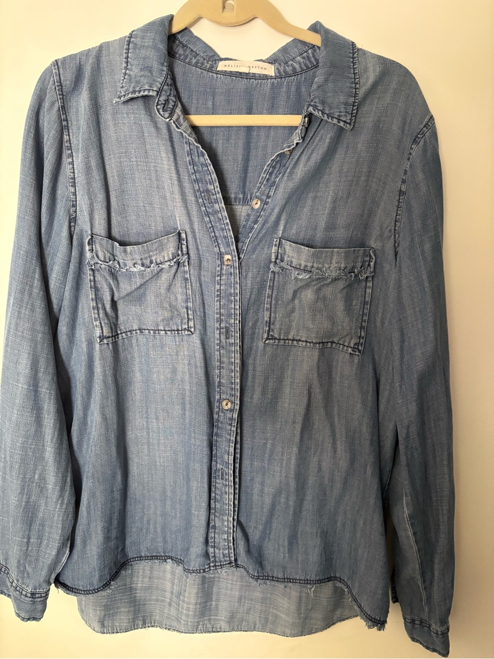 MELISSA NEPTON Light Blue Denim Shirt